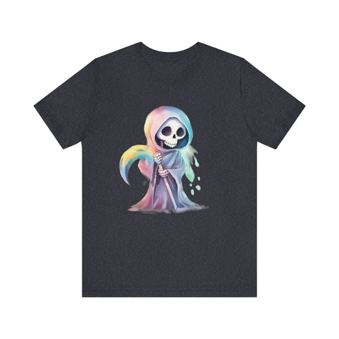 Cute Colorful Reaper - Short Sleeve Tee